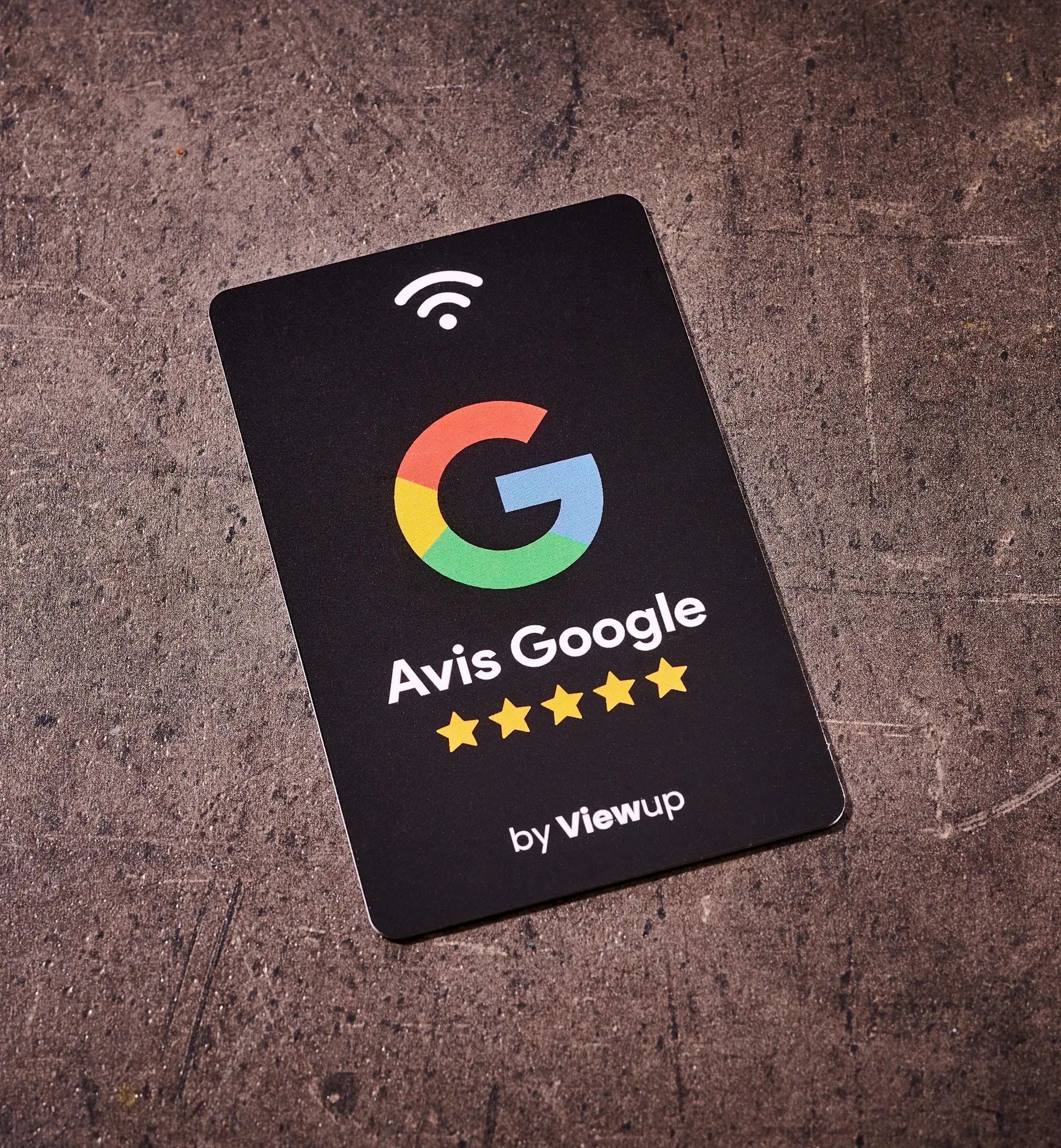 Carte NFC avis google connectée noire